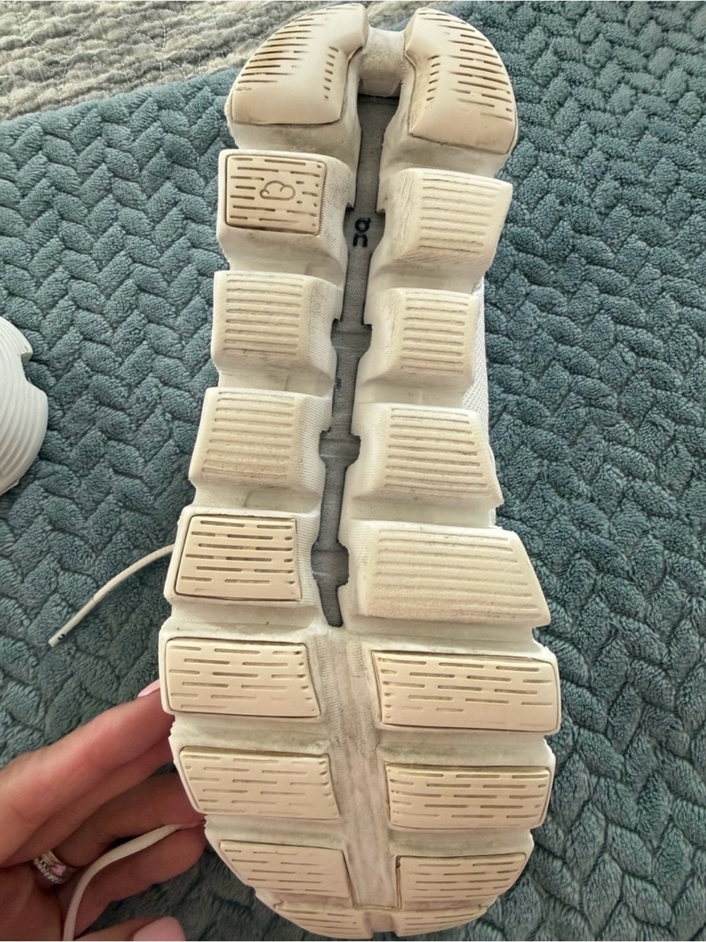 On Running White Women’s CloudTec Athletic Sneakers - Picture 3 of 3